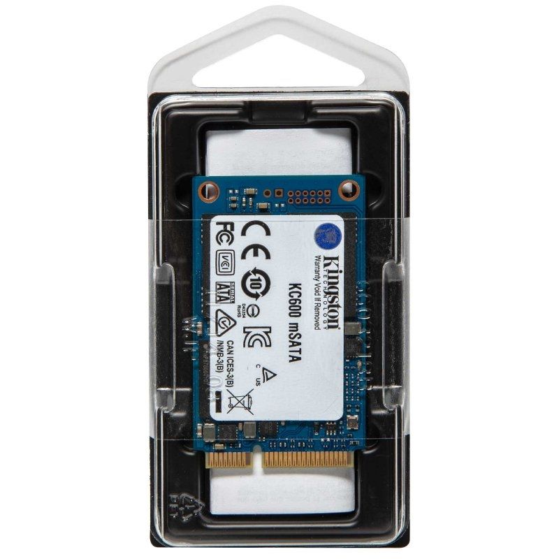 Disco SSD Kingston KC600 1TB/ mSATA/ Full Capacity