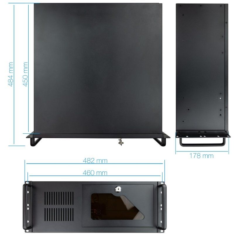 PC Rack Tooq RACK-406N Intel Core i7-14700F/ 16GB/ 1TB SSD/ RTX 5060 OC/ Sin Sistema Operativo