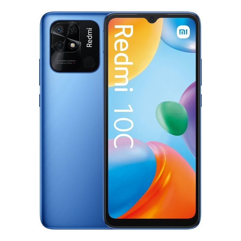 Smartphone Xiaomi Redmi 10C Reacondicionado NFC 4GB/ 128GB/ 6.71&quot;/ Azul Océano / EAN:6934177774225