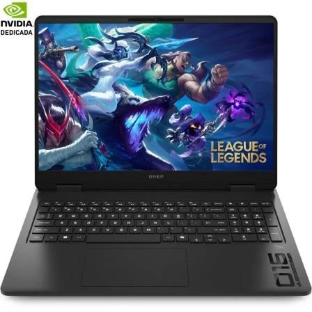 Portátil Gaming HP Omen 16-AP0020NS Ryzen AI 7-350/ 32GB/ 1TB SSD/ GeForce RTX 5060/ 16" WINDOWS 11 PRO