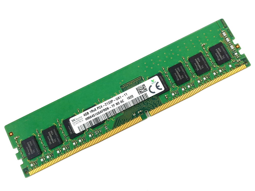 SKhynix HMA451U6AFR8N-TF módulo DIMM memoria RAM 4GB 1Rx4 DDR4 2133MHz 933276-001 PC escritorio