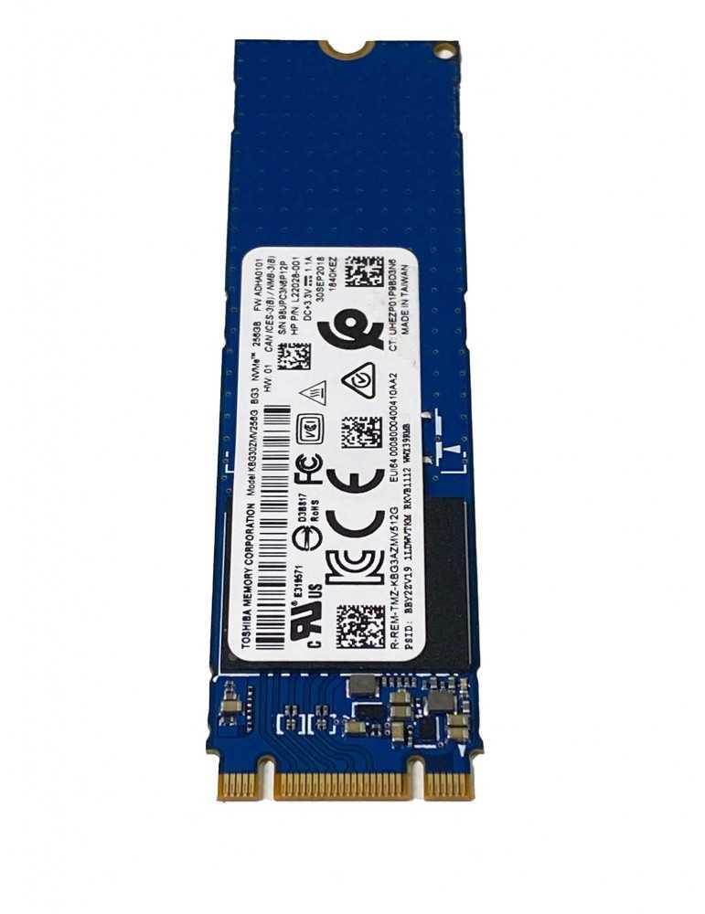 Disco duro Toshiba NVME M.2 PCIe 256GB 2280 L22028-002 KBG30ZMV256G L69253-001