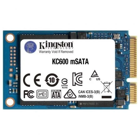 [SKC600MS/1024G] Disco SSD Kingston KC600 1TB/ mSATA/ Full Capacity