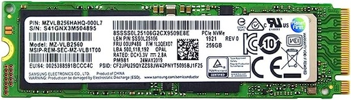 Disco duro Samsung NVME M.2 SATA 256GB MZVLB256HAHQ-000L7 MZ-VLB2560